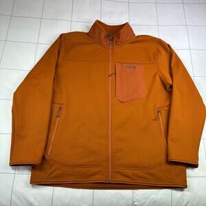 Sitka Jacket Mens XXL Orange Dry Creek Fleece Full Zip Versatile Mid Layer Camp